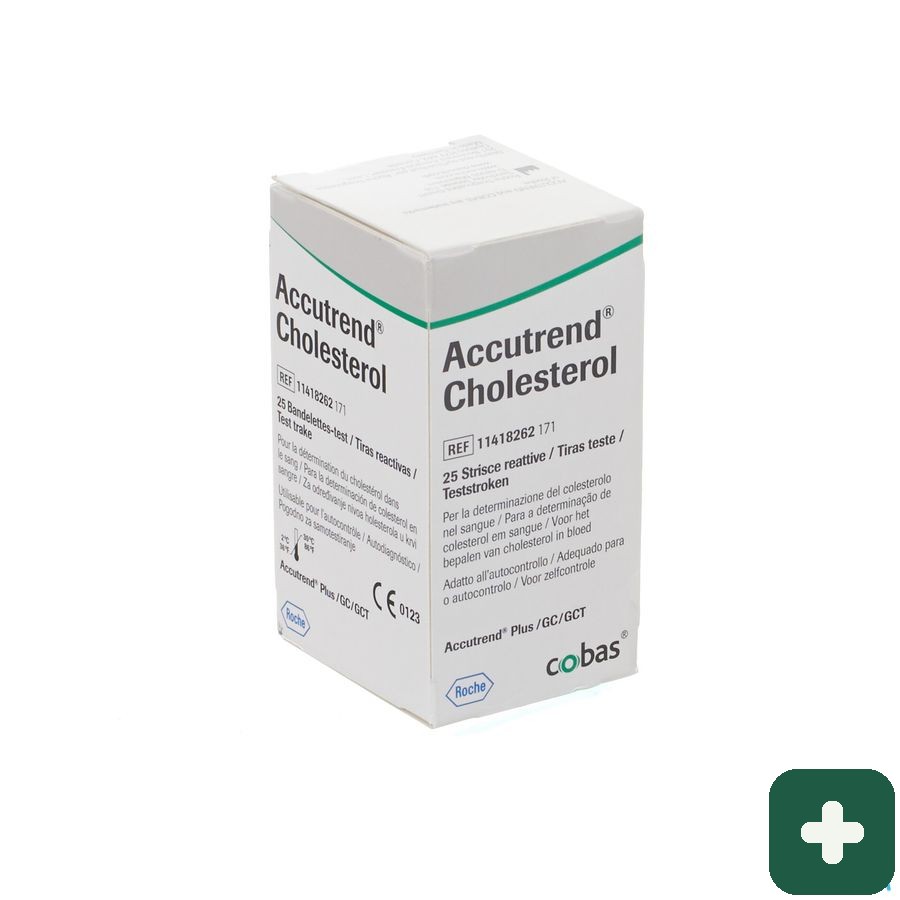 Accutrend Cholesterol Strips 25 11418262165