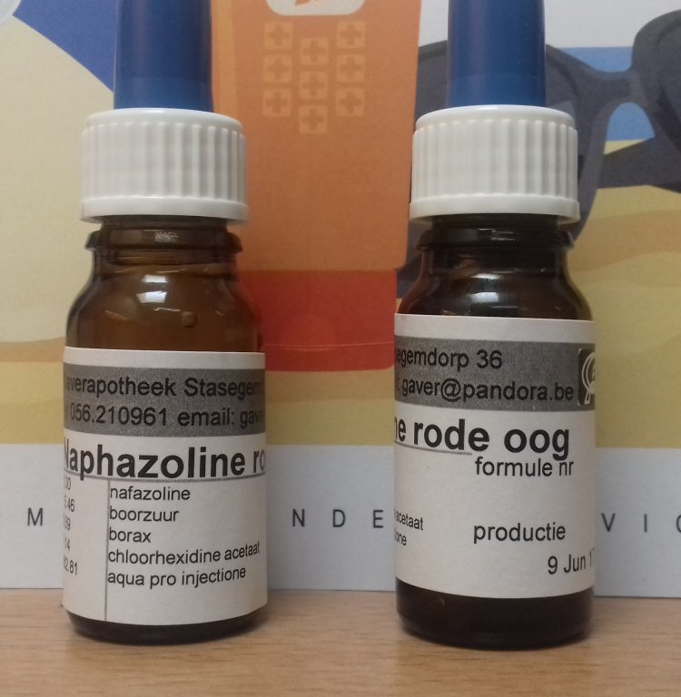 Minhavez Oogdruppels (magistrale Bereiding)