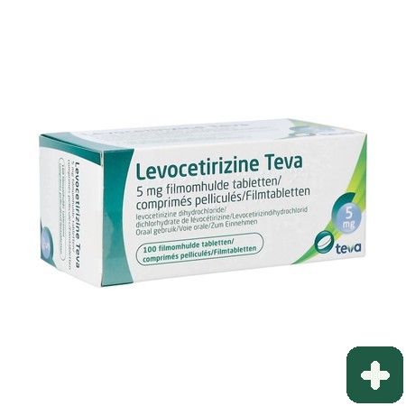 Levocetirizine Teva 5mg Filmomh Tabl 100 X 5mg