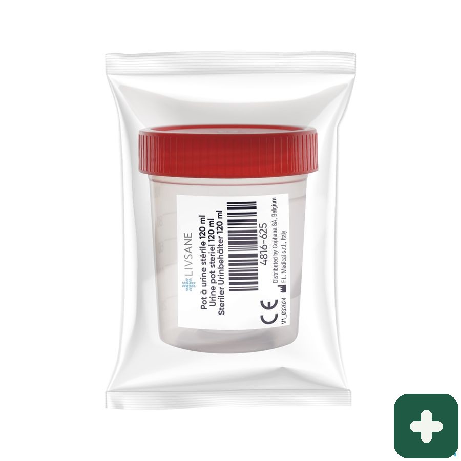 Livsane Urine Pot Steriel 120ml
