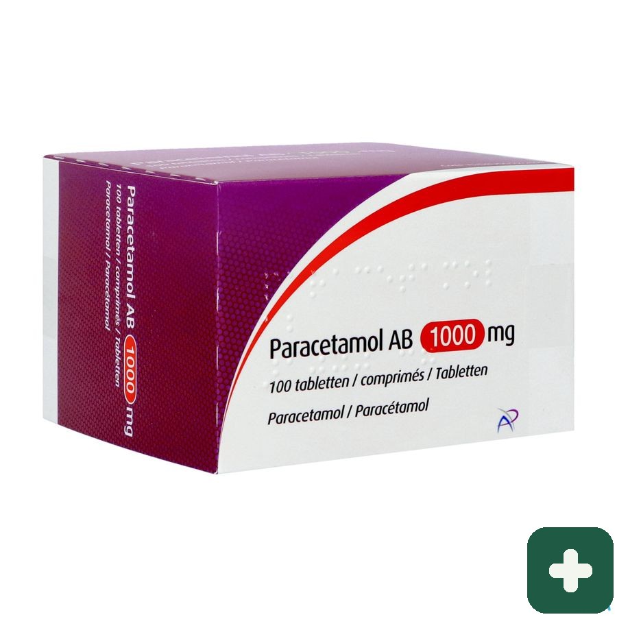 Paracetamol Ab 1000mg Comp 100