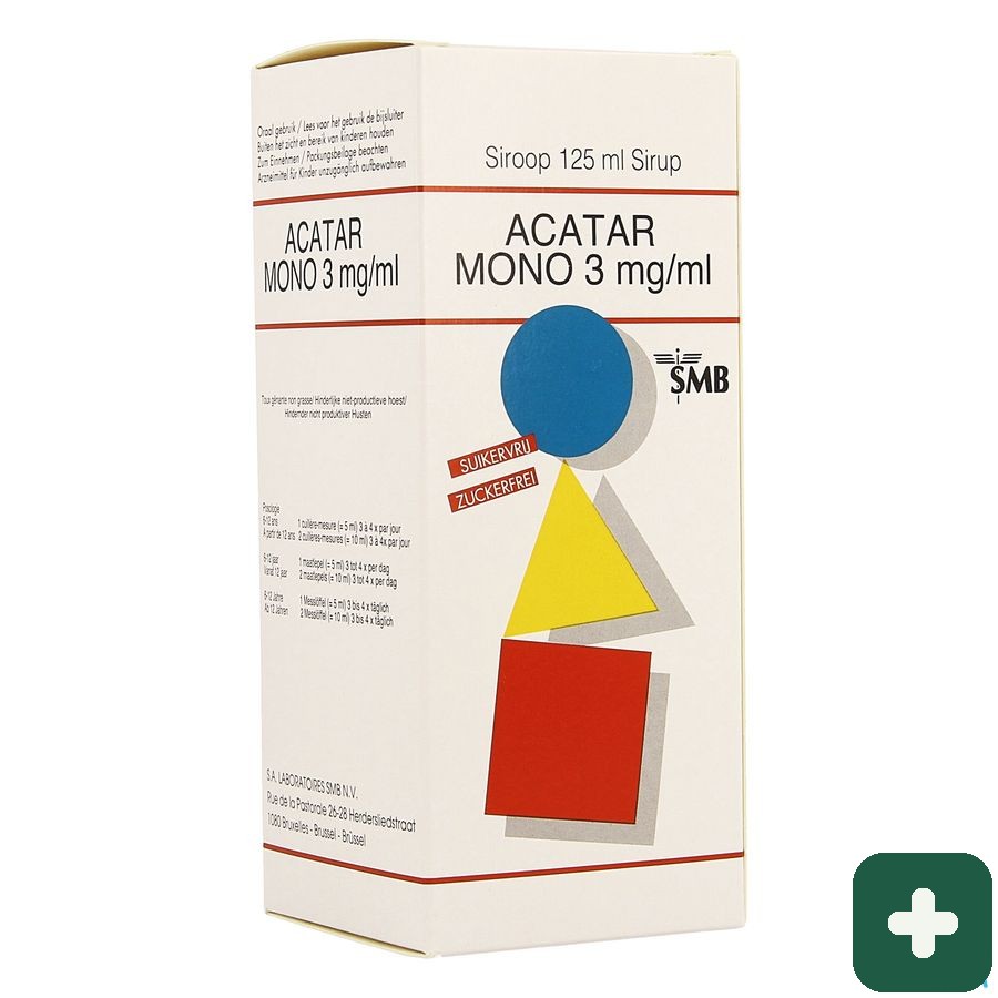 Acatar Mono 3mg/ml Siroop 125ml