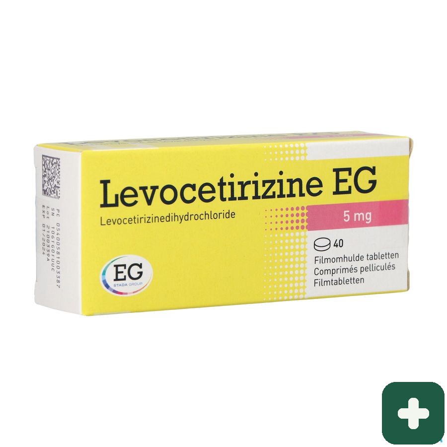 Levocetirizine Eg 5 Mg Filmomh Tabl 40