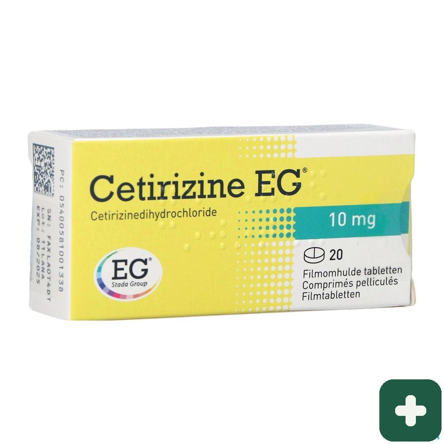 Cetirizine Eg          Tabl 20x10mg