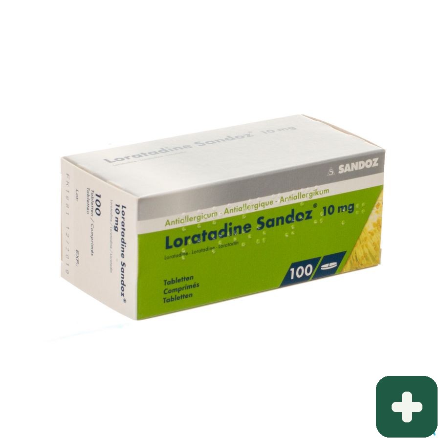Loratadine Sandoz Comp 100 X 10 Mg