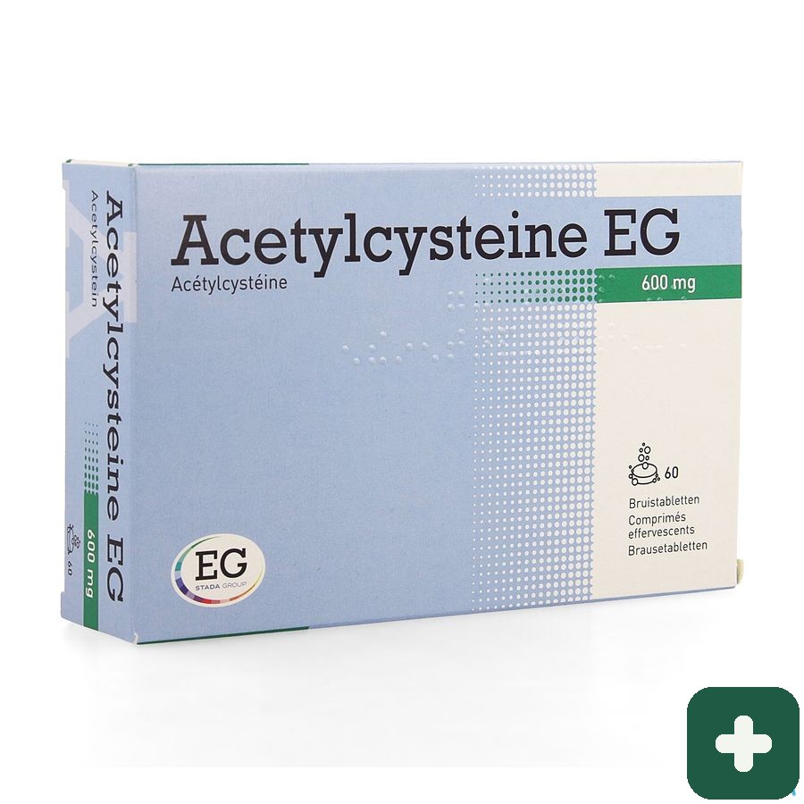 Acetylcysteine Eg 600mg Bruistabl 60x600mg