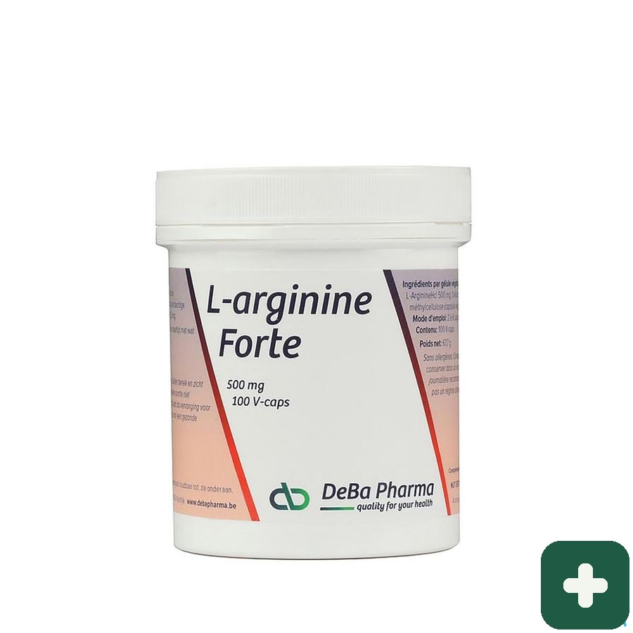 L-arginine               Caps 100x500mg       Deba