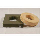 Zitkussen 6cm Bruin Ovale Openin B37