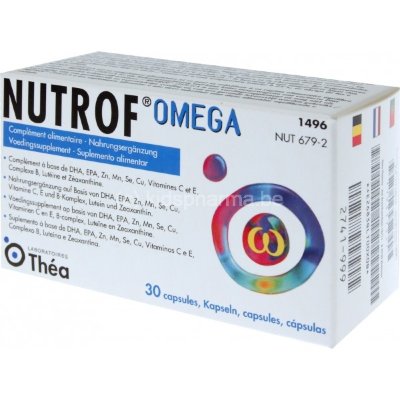 Nutrof Omega Voedingsuppl,ogen  ogen 2x36 promo Nutrof Omega Voedingsuppl,ogen    Tabl 2x36 Promo vitamines voor zicht met omega3